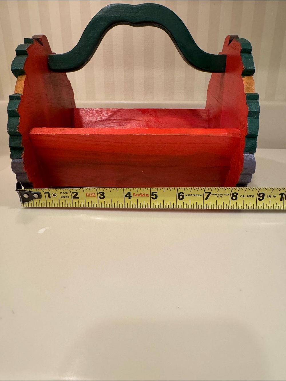 Hand Painted Wooden Fall Harvest Basket - Picture 12 of 15